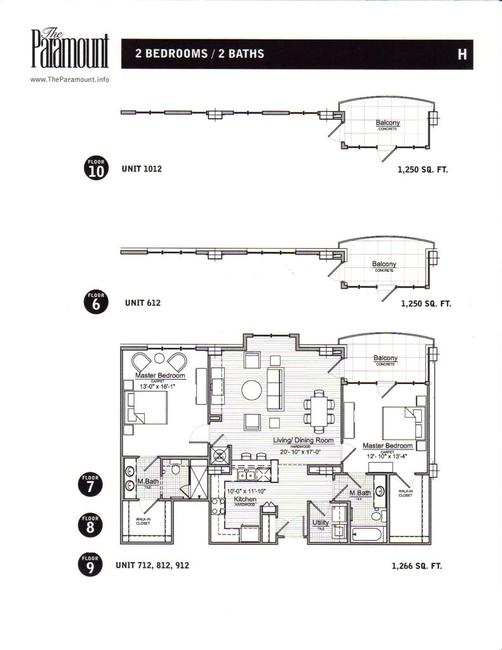The Paramount 8th Floor Plan